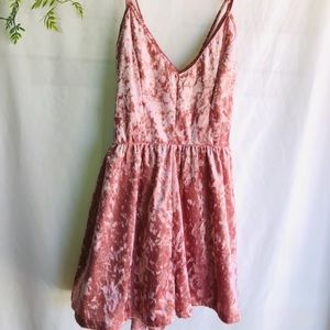Pink Velvet Romper size Medium